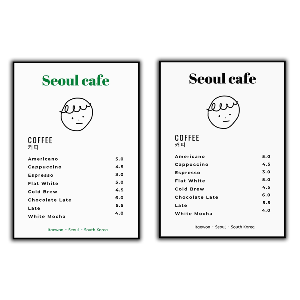 Korean Arts And Lifestyle - Seoul Cafe Print Wall Art Printbaar