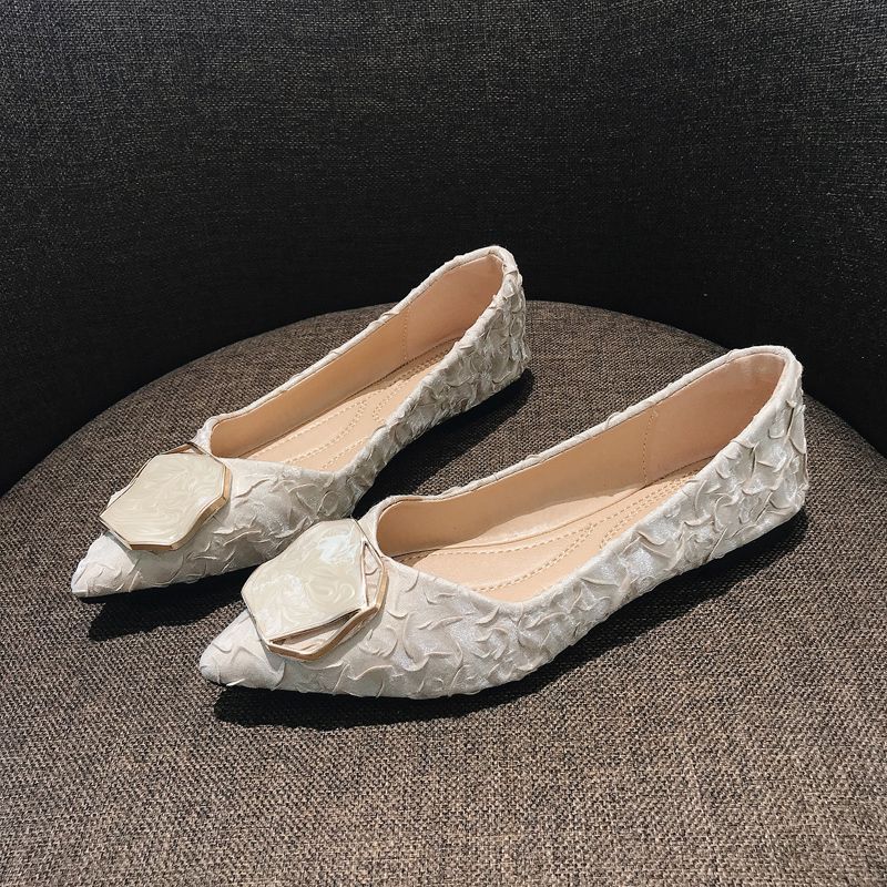 Korean Daily Lifestyle - Dames schoenen, platte spitse teen met