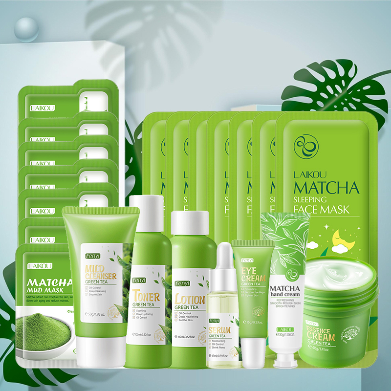 Groene Thee Huidverzorgingsset - Korean Skincare Routine recensie en prijs