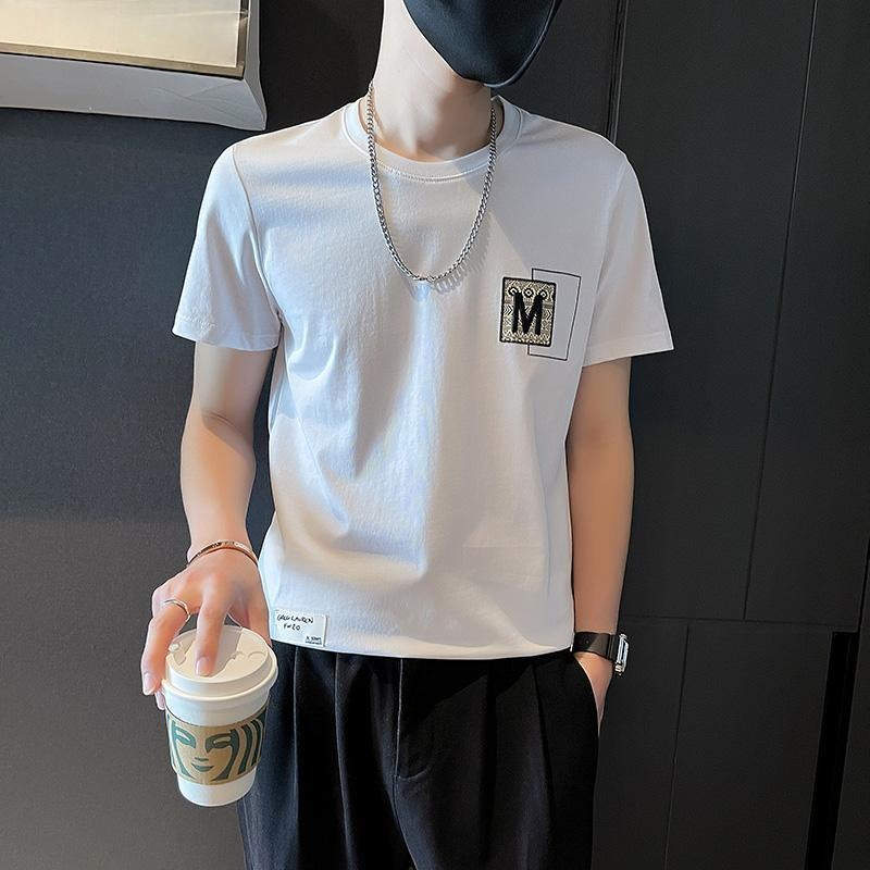 Trendy herentop met korte mouw - Korean Daily Lifestyle recensie en prijs