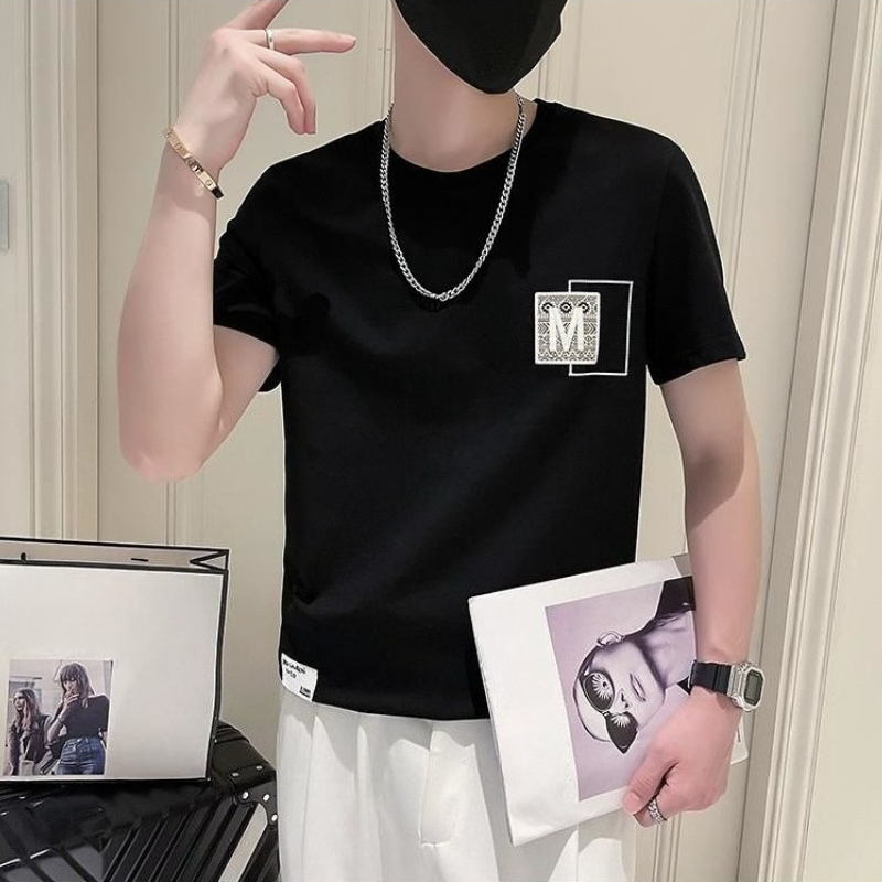 Trendy herentop met korte mouw - Korean Daily Lifestyle recensie en prijs