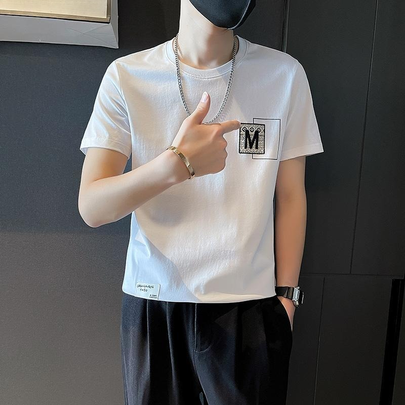 Trendy herentop met korte mouw - Korean Daily Lifestyle recensie en prijs