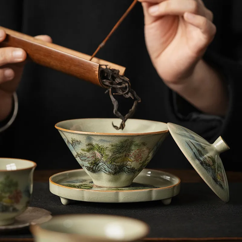 Jingdezhen-keramische theekop  - Celadon Ceramic Cup recensie en prijs