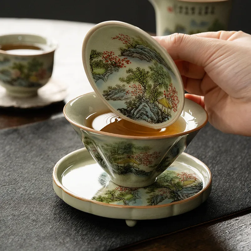 Jingdezhen-keramische theekop  - Celadon Ceramic Cup recensie en prijs