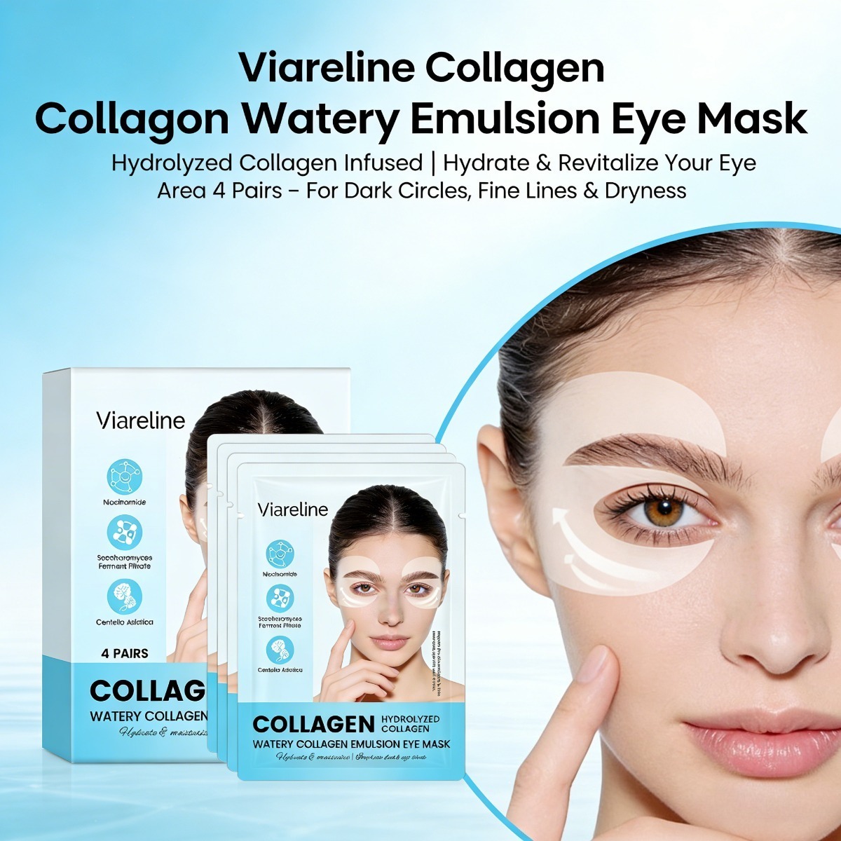 Collageen oogpatches verminder - Sheet Mask Collagen recensie en prijs