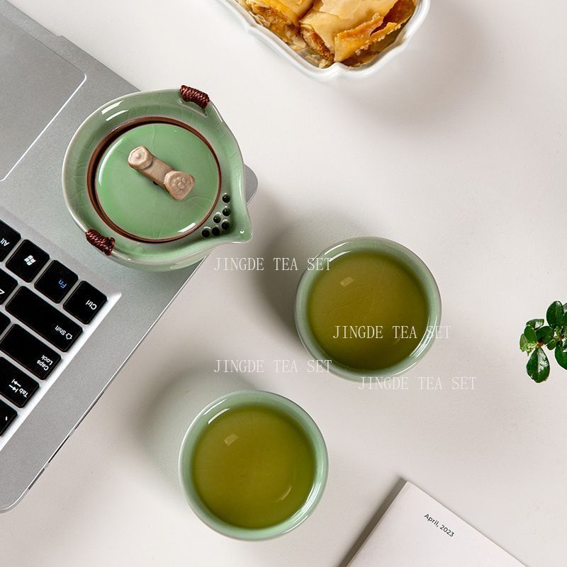 Celadon Crackle Glaze Reisthee - Celadon Ceramic Cup recensie en prijs