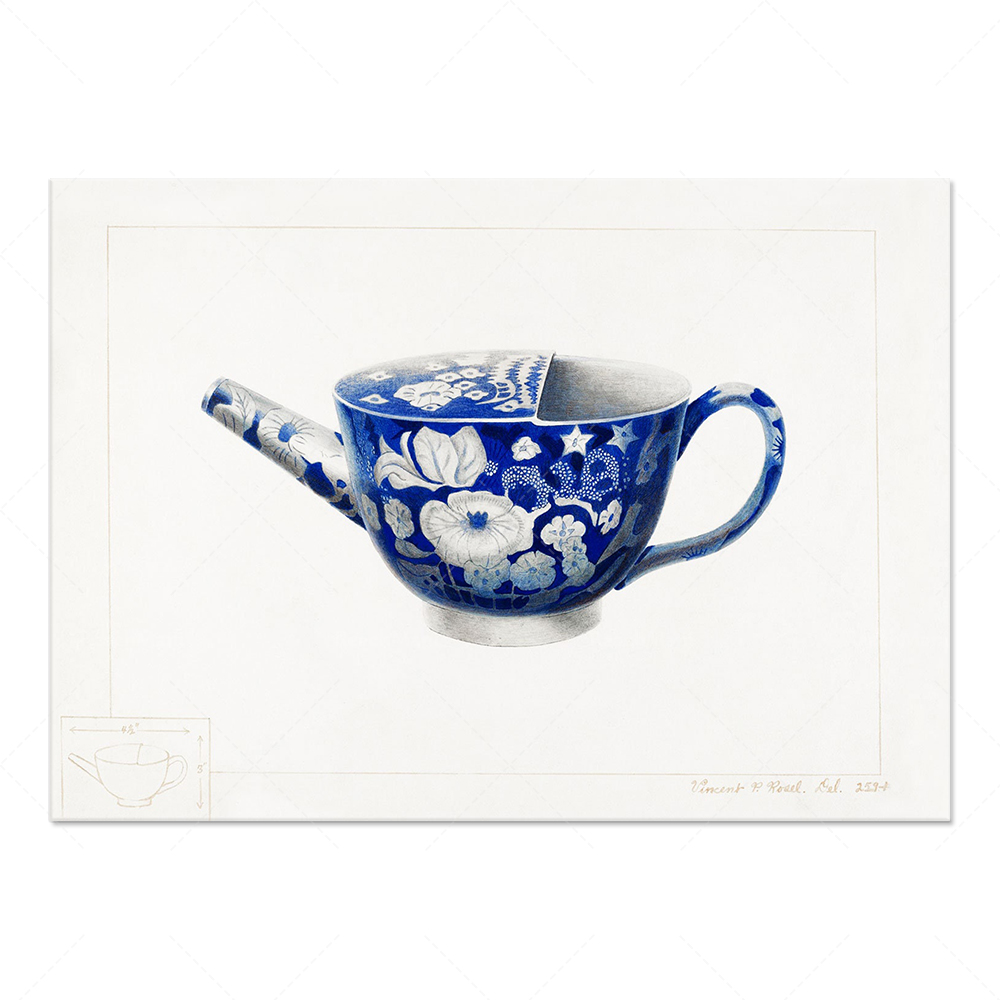 Koreaanse Gedrukt Blauw Porsel - Korean Arts And Lifestyle recensie en prijs