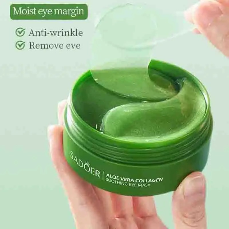 60pcs Aloë Vera Collageen Oogm - Sheet Mask Collagen recensie en prijs