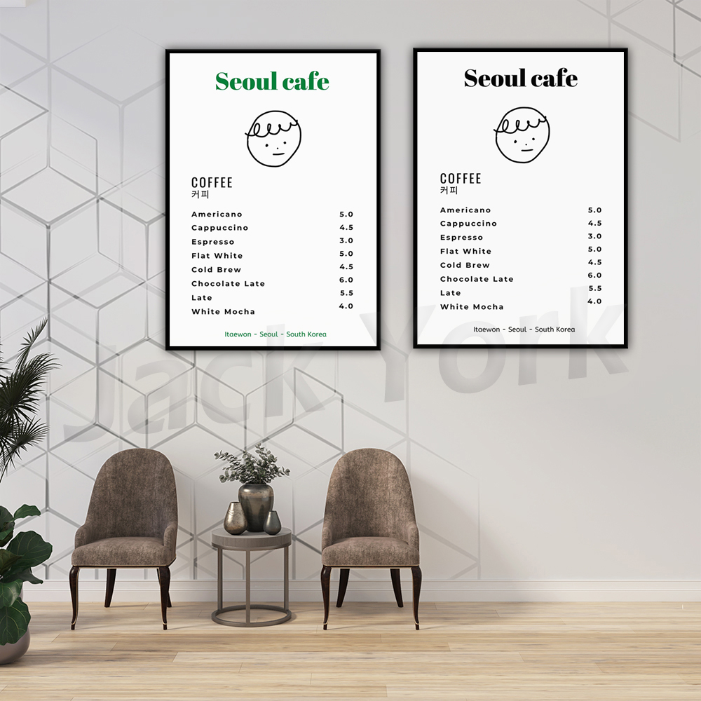 Seoul Cafe Print Wall Art Prin - Korean Arts And Lifestyle recensie en prijs