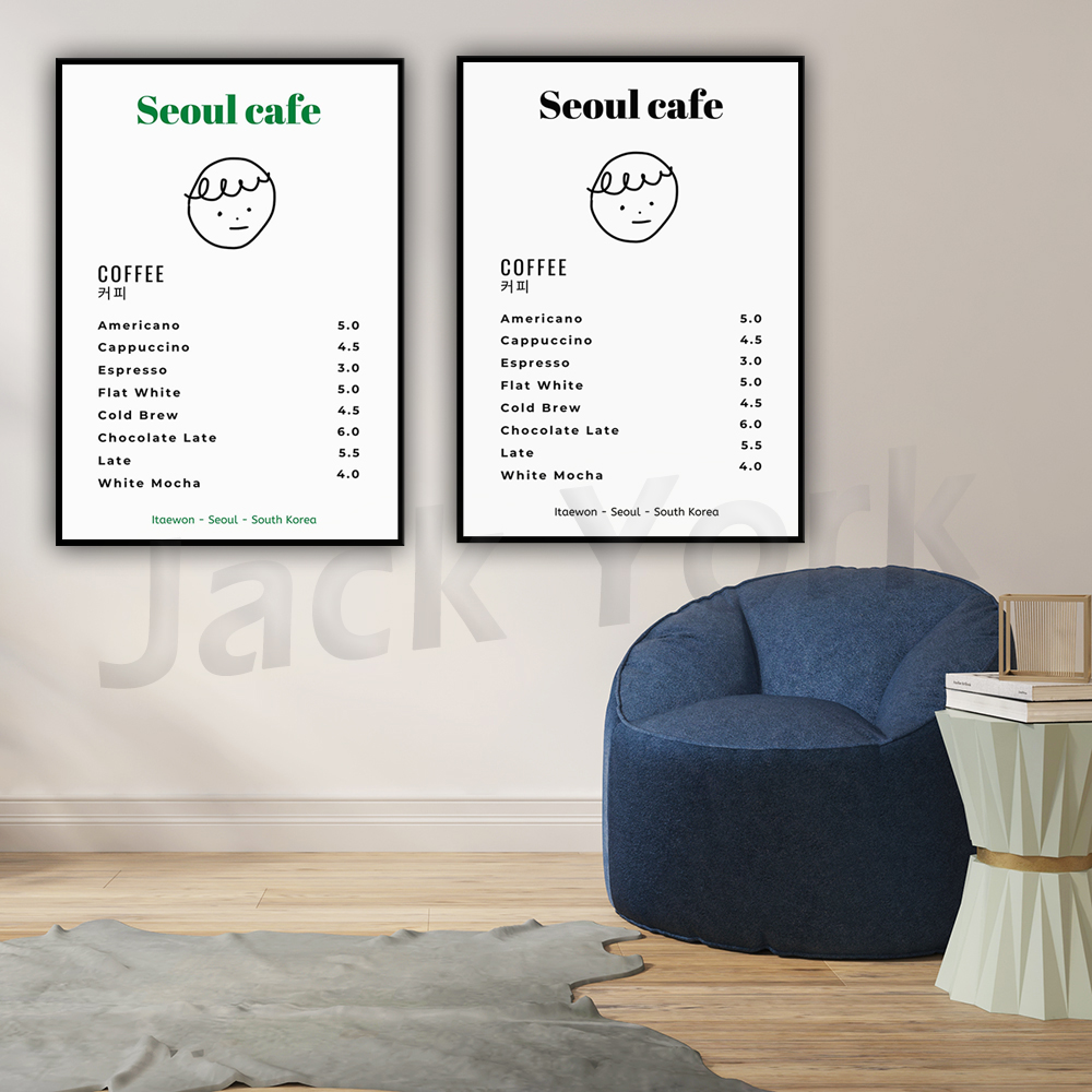 Seoul Cafe Print Wall Art Prin - Korean Arts And Lifestyle recensie en prijs