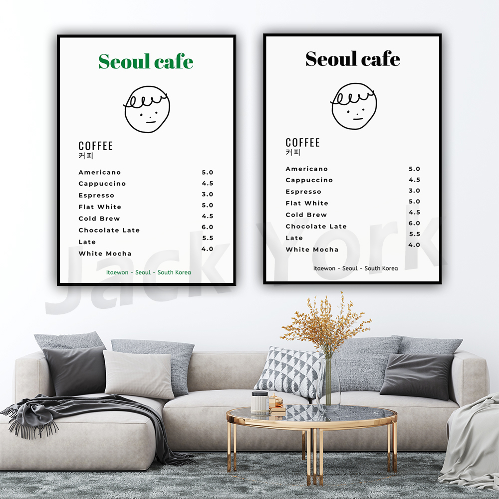 Seoul Cafe Print Wall Art Prin - Korean Arts And Lifestyle recensie en prijs