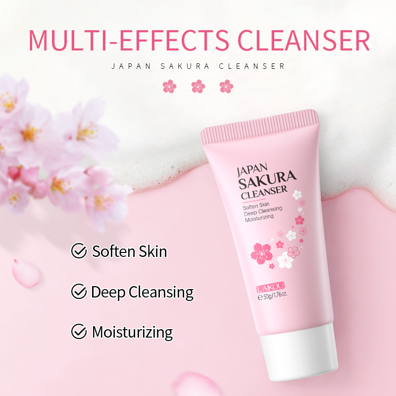 Japan Sakura Facial Cleaner Ko - Korean Skincare Routine recensie en prijs